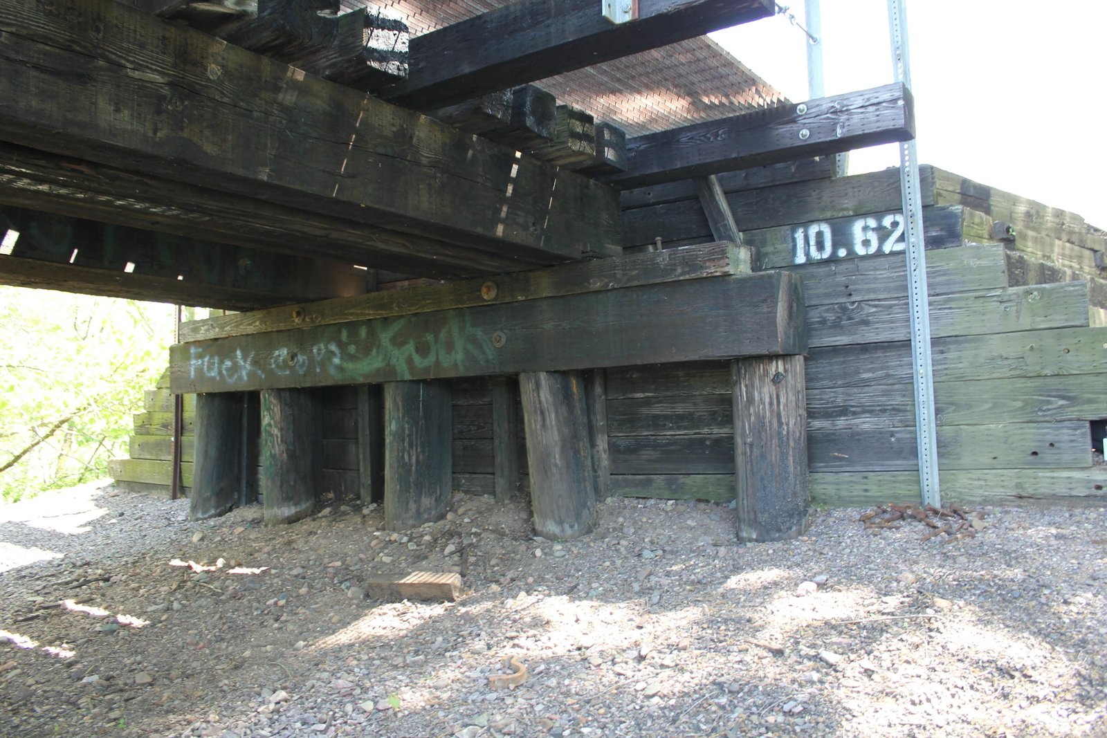 Original south abutment